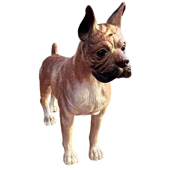 Vintage Collectible Boxer Dog Figurine Plastic 3.5" H x 5.25" L Model B2 Classic - Picture 10 of 13